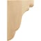 Ekena Millwork 1 3/4"W x 5"D x 7 1/2"H Bedford Wood Bracket, Red Oak BKTW02X05X08BERO - alternate 2